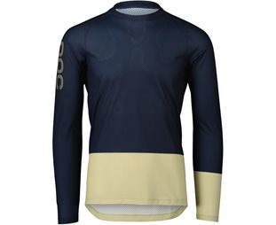 Poc MTB Pure LS Jersey Men Turmaline Navy/Prehnite Green