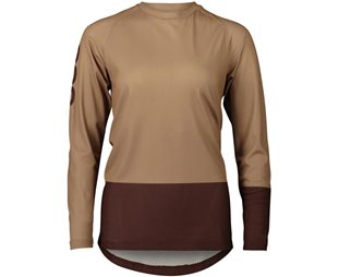 Poc Sykkeltrøye W'S MTB Pure LS Jasper Brown/Axinite Brown