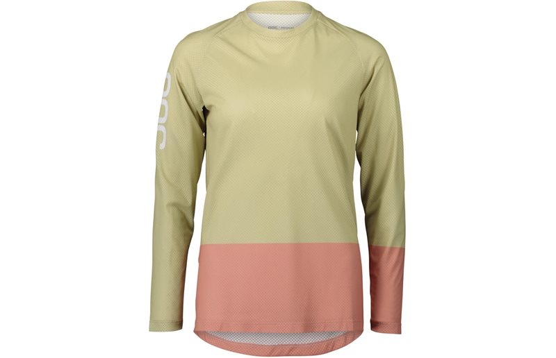 Poc Sykkeltrøye W'S MTB Pure LS Prehnite Green/Rock Salt