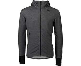 Poc M'S Merino Zip Hood Sylvanite Grey Melange