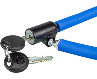 Vaijerilukko Trelock KS 106 Cable Lock Blue