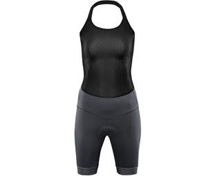 Cube Naisten pyöräilyhousut Blackline Bib Pants short Women Grey
