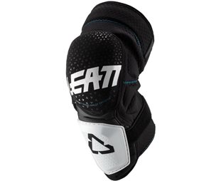 Leatt Polvisuojat 3DF Hybrid Knee Guards White/Black