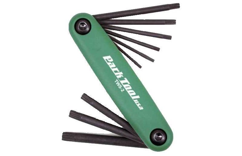 Monitoimityökalu Park Tool TWS-2 Fold-up Torx Wrench Set 9-osainen T7-T40