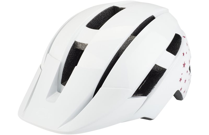 Maastokypärä Bell Sidetrack II Helmet Kids White Stars