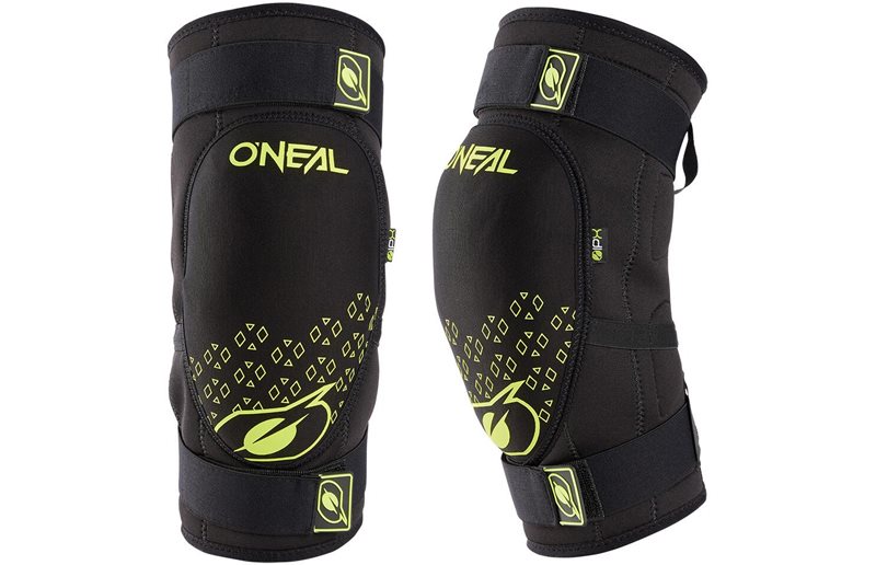 O'Neal Dirt Knee Guards Black/Neon Yellow/V.23