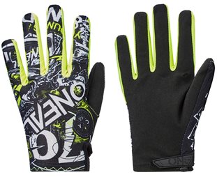 O'Neal Pyöräilyhanskat Matrix Gloves Villain Black/Neon Yellow