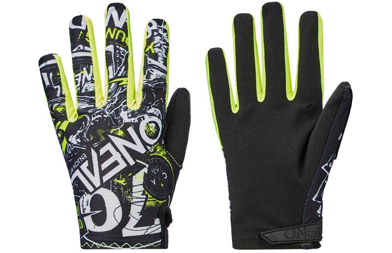 O'Neal Matrix Gloves Villain Black/Neon Yellow