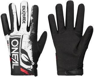 O'Neal Matrix Gloves Villain Black/Red/Shocker V.23