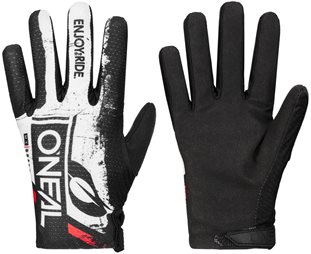 O'Neal Pyöräilyhanskat Matrix Gloves Villain Black/Red/Shocker V.23