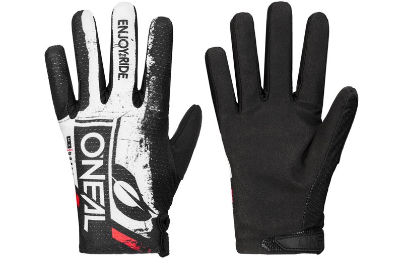 O'Neal Pyöräilyhanskat Matrix Gloves Villain Black/Red/Shocker V.23