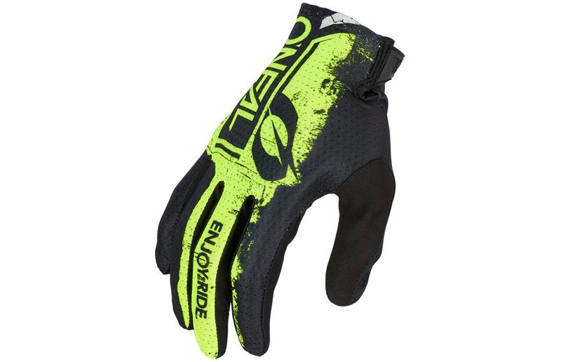 O'Neal Matrix Gloves Villain Black/Neon Yellow/Shocker V.23