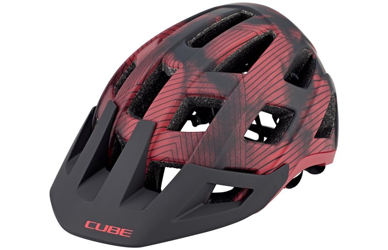 Cube Badger Helmet Red