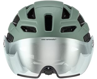 UVEX Finale Visor Vario Helmet Moss Green/Cloud Matt