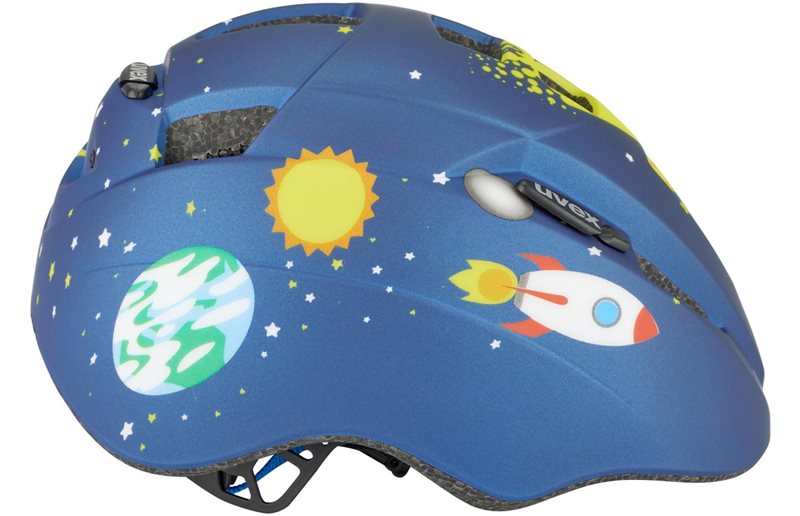 UVEX Kid 2 CC Helmet Kids Dark Blue Rocket Mat