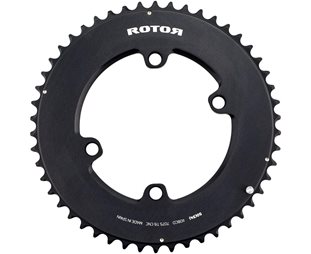 Rotor noQ-Ring Aero Chainring 11-speed Outer 110BCD for ALDHU/VEGAST/Shimano R9100/R8000