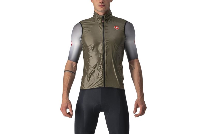 Castelli Pyöräilyliivi Aria Vest Men Moss Brown
