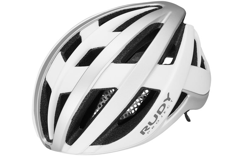 Rudy Project Venger Road Sykkelhjelm White/Silver Matte