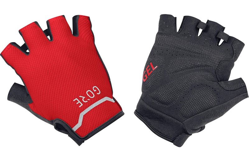 GORE WEAR C5 Short Finger Gloves Black/Red