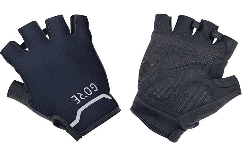 GORE WEAR C5 Short Finger Gloves Black/Orbit Blue