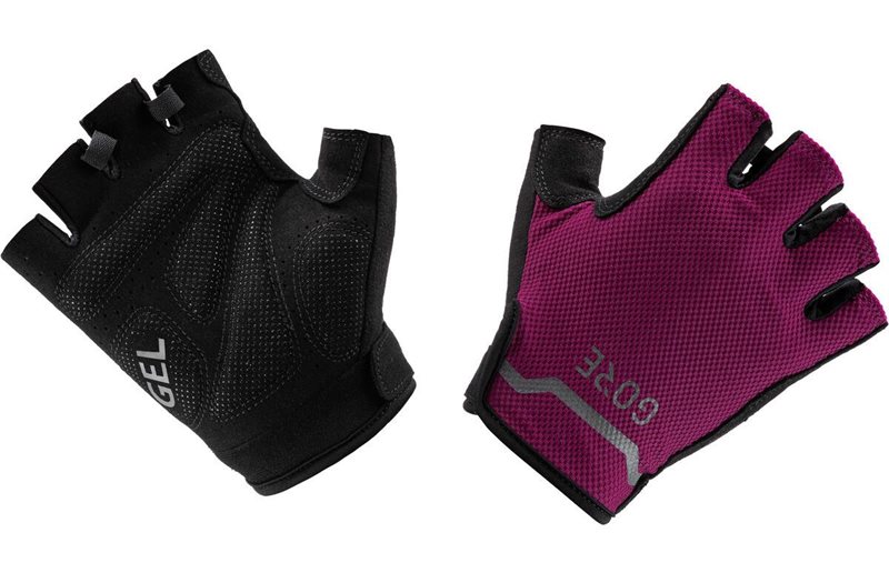 GORE WEAR Pyöräilyhanskat C5 Short Finger Gloves Black/Process Purple