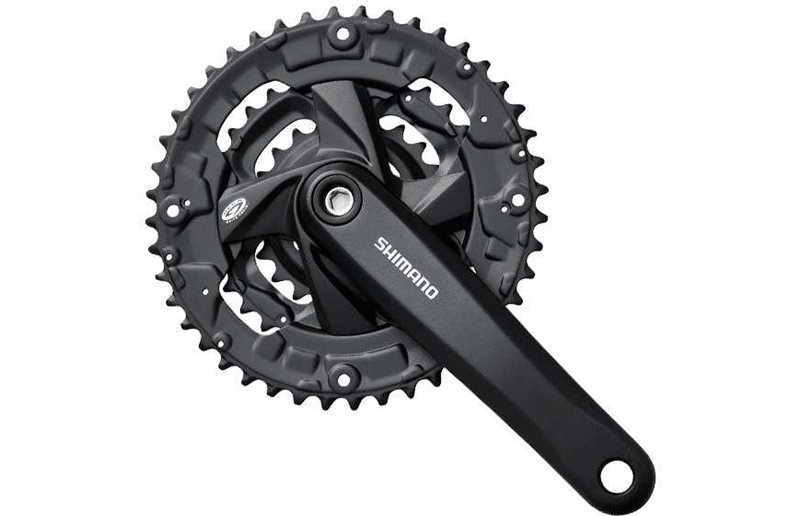 Krankset Shimano Altus FC-M371 3 x 9 gear 44/32/22T 175 mm sort