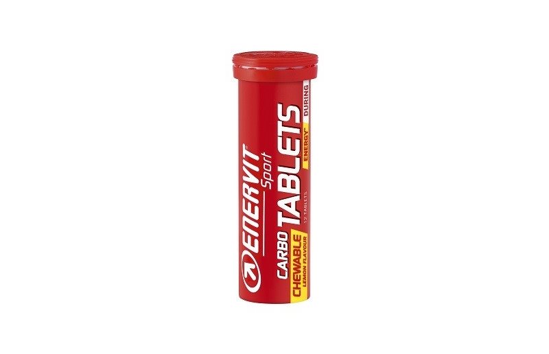 Enervit Sport Carbo Tablets Lemon Rør 12 stk