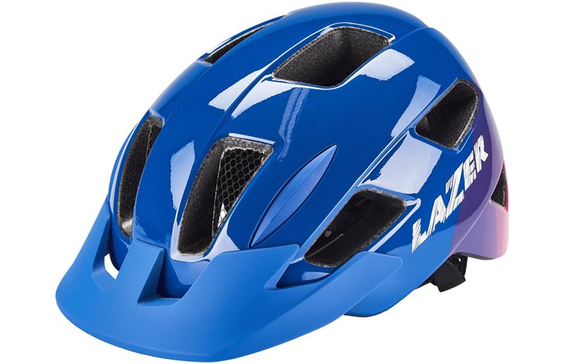 Lazer Gekko Helmet with Insect Net Kids Blue Pink