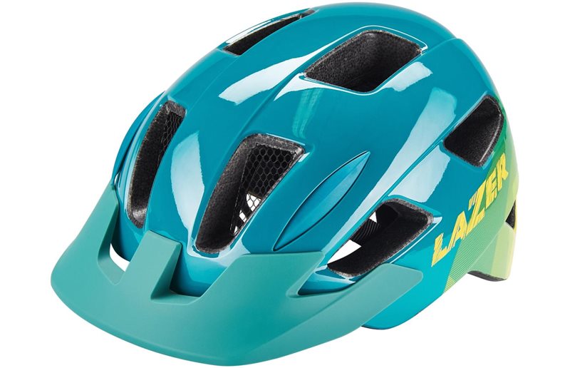 Lazer Gekko Helmet with Insect Net Kids Blue Yellow