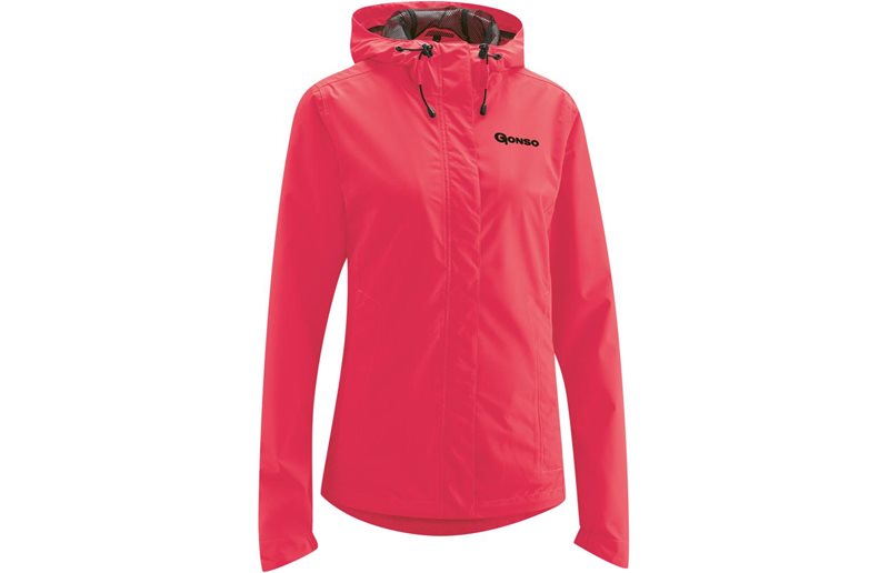 Gonso Naisten pyöräilytakki Sura Light Rain Jacket Women Diva Pink