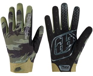 Troy Lee Designs Pyöräilyhanskat Air Gloves Brushed Camo Army Green