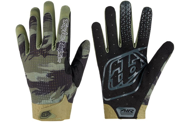 Troy Lee Designs Air Gloves Brushed Camo Army Green
