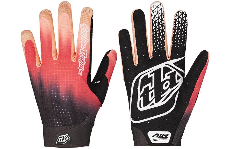 Troy Lee Designs Air Mono Gloves - Guanti Uomo, Modello Infra Red, Taglia L, Colore Rosso