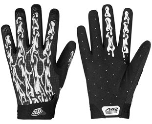 Troy Lee Designs Pyöräilyhanskat Air Gloves Slime Hands Black/White