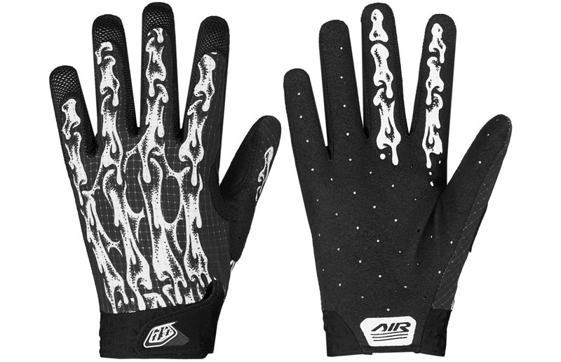 Troy Lee Designs Pyöräilyhanskat Air Gloves Slime Hands Black/White