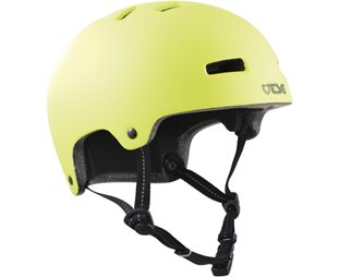 Pyöräilykypärä TSG Nipper Maxi Solid Color Helmet Kids Satin Acid Yellow