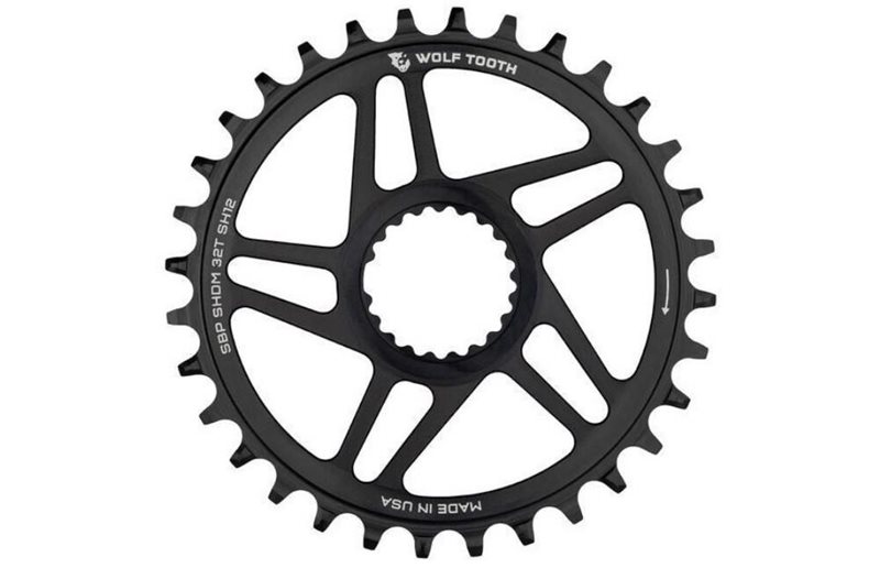 Wolf Tooth Eturatas Chainring 12-vaihteinen Boost DM Shimano HG