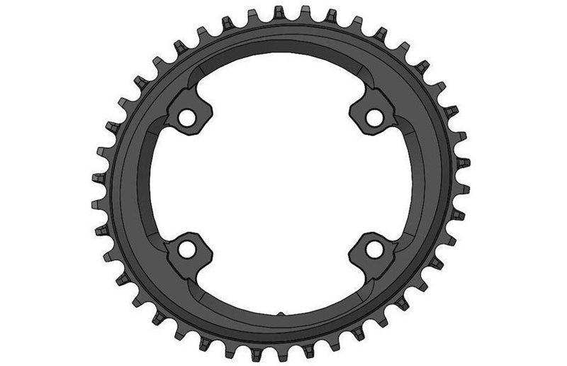 Wolf Tooth Elliptical Chainring 4-Bolt ¥110mm BCD Shimano GRX