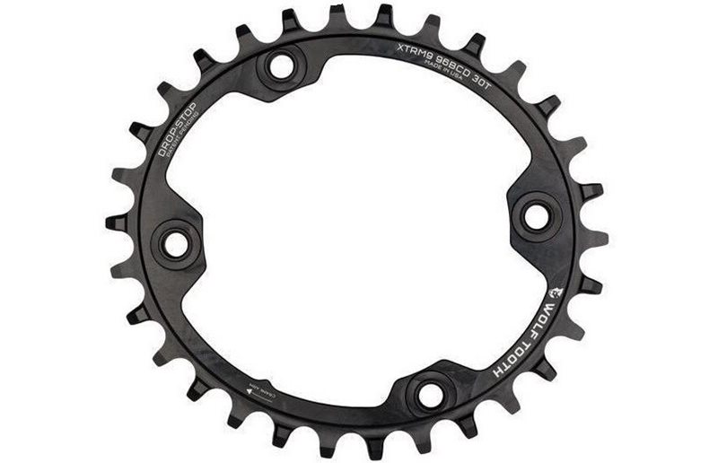 Wolf Tooth Eturatas Elliptical Chainring ⌀96mm BCD Shimano XTR M9000/M9020