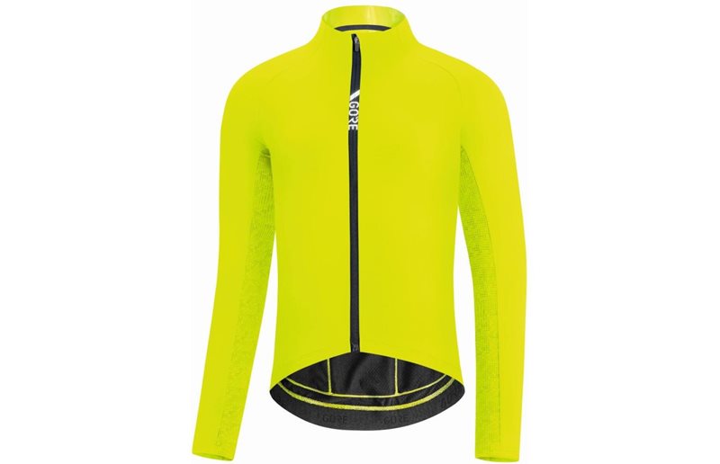 GORE WEAR Pyöräilypaita C5 Thermo Jersey Men Neon Yellow/Citrus Green