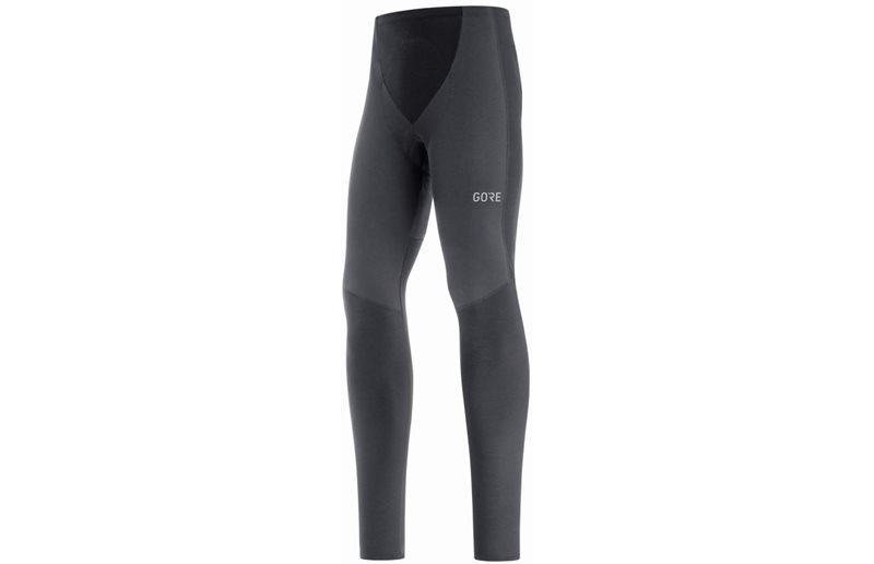 GORE WEAR Pyöräilyhousut C3 Partial Gore-Tex Infinium Thermo Tights Men Black/Neon Yellow