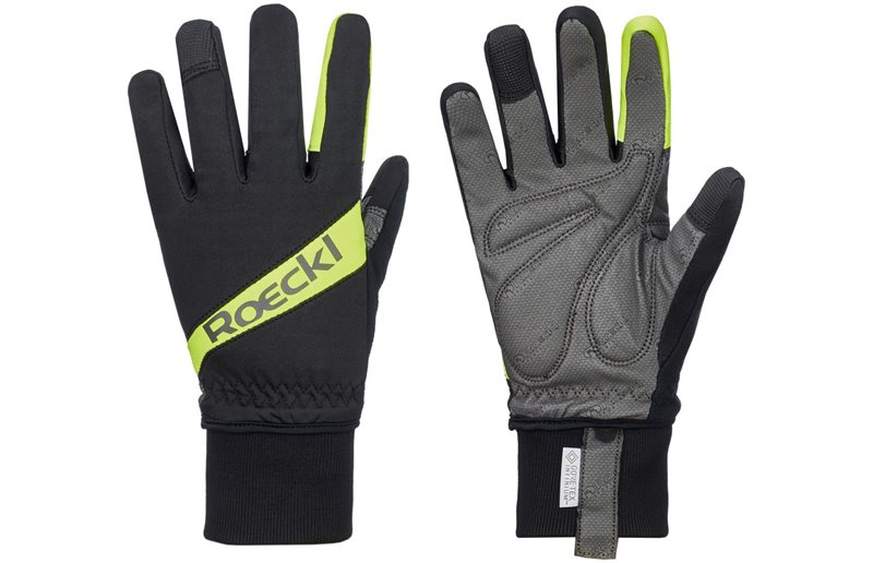 Roeckl Pyöräilyhanskat Rofan Bike Gloves Black/Yellow