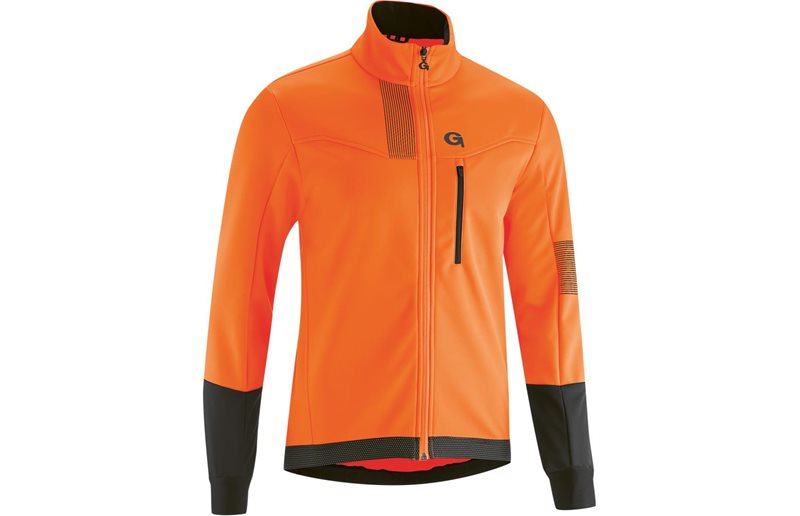 Gonso Pyöräilytakki Valaff Softshell Jacket Men Shockingora/Black