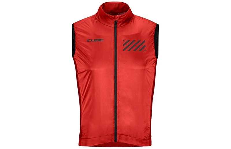 Cube Pyöräilyliivi Teamline Wind Vest Men Red