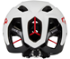 UVEX Race 9 Helmet White/Red Matt