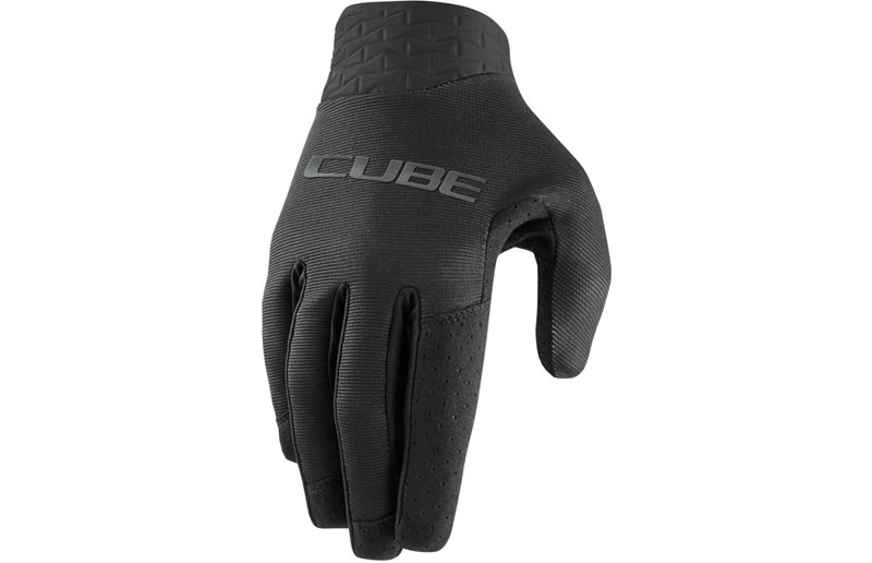 Cube Performance Long Finger Gloves Black