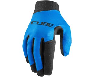 Cube Performance Long Finger Gloves Blue