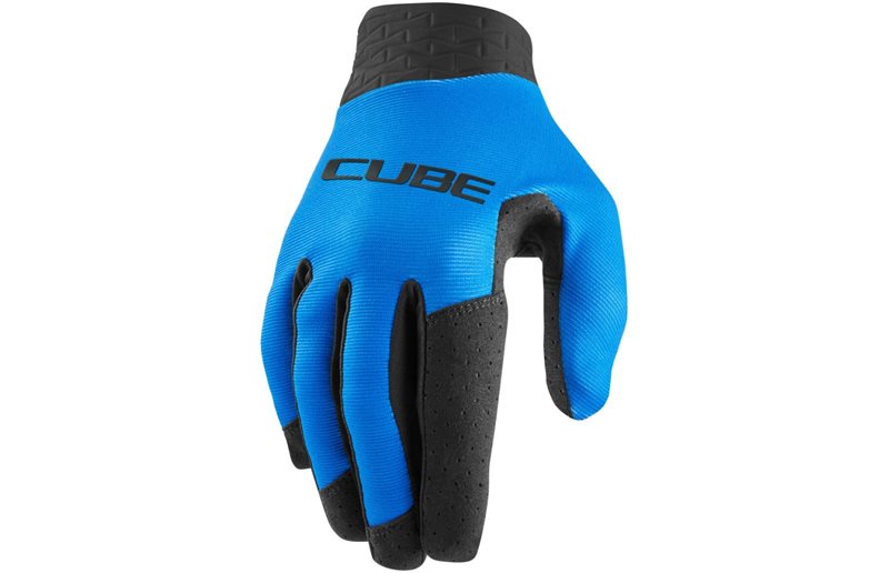 Cube Performance Long Finger Gloves Blue