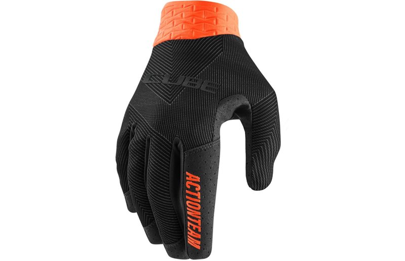 Cube Performance Long Finger Gloves Black/Orange