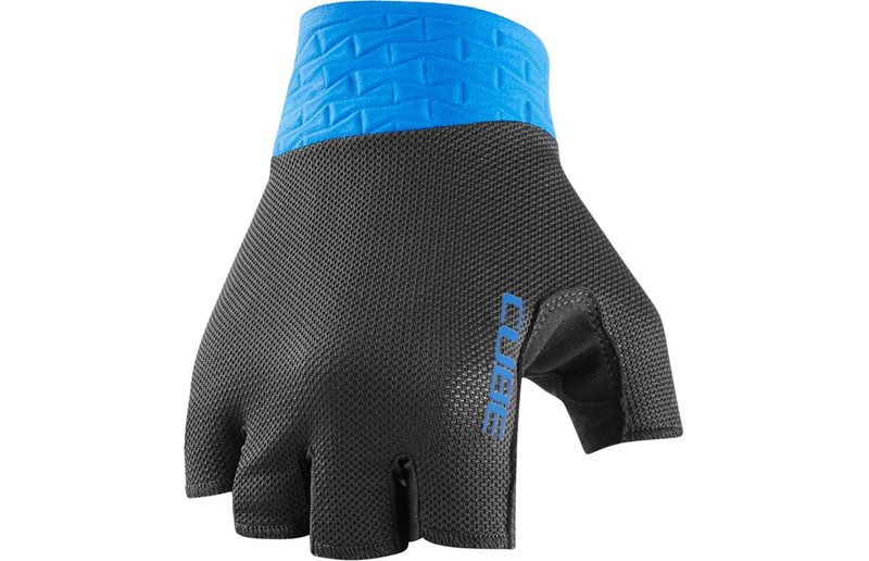 Cube Performance Short Finger Gloves Black/Blue